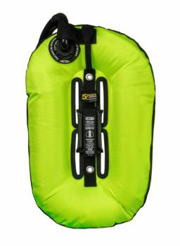 Preview: Donut 15 Neongelb mit integriertem Monoadapter