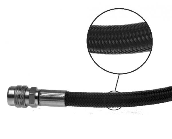 Inflator-Schlauch, 70 cm, Schwarz, Proflex