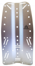 Edelstahl-Backplate extralang, 8 mm